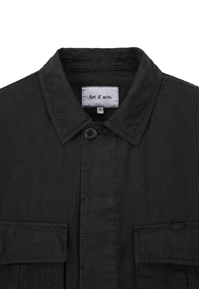 Art if acts - Garment Dyed Jungle Fatigue Jacket (Vintage Black) product image 10 | TRAB K-Fashion Australia