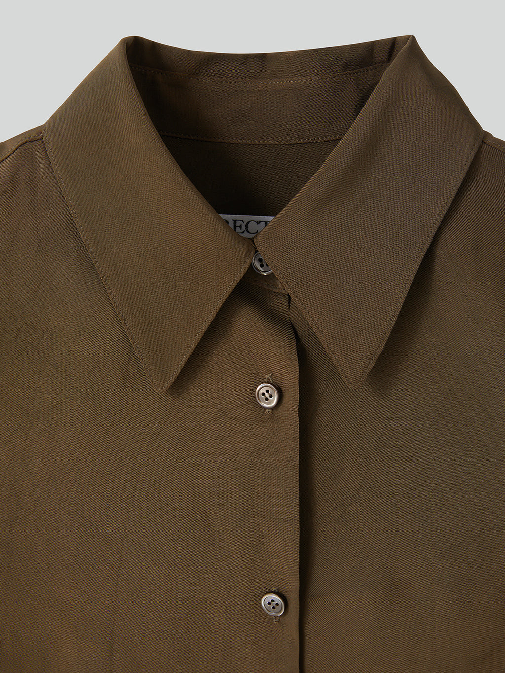 Recto - Wrinkled Fluid Blouse (Khaki Brown) product image 6 | TRAB K-Fashion Australia