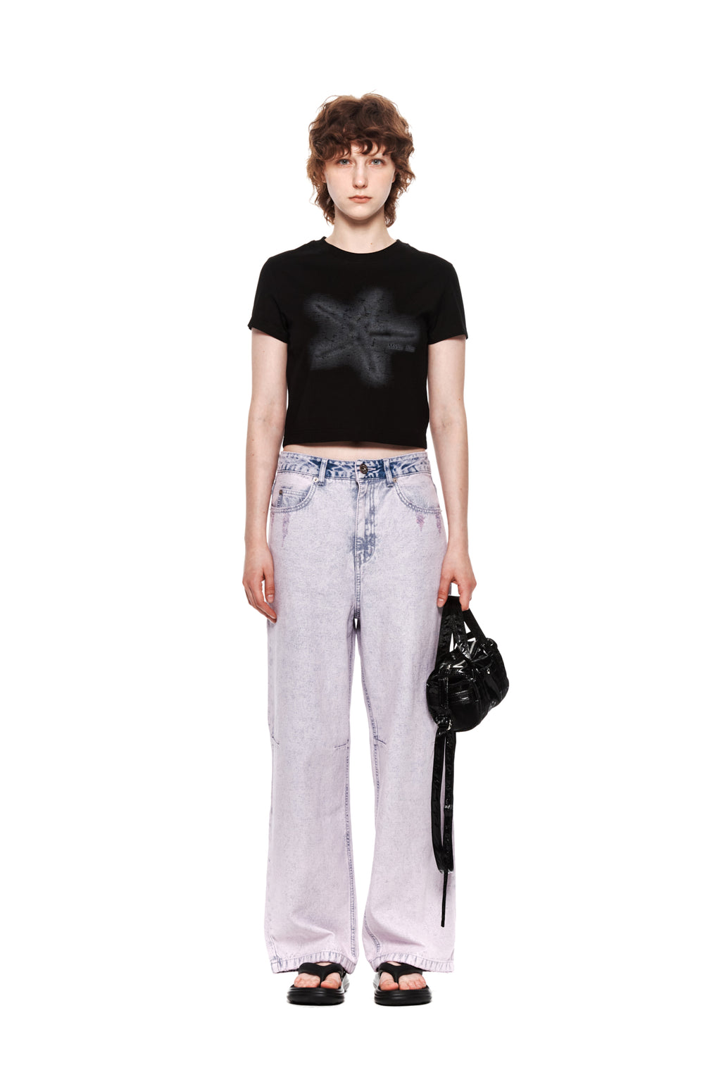 Matin Kim - Color Washed Denim Pants (Pink) product image 5 | TRAB K-Fashion Australia