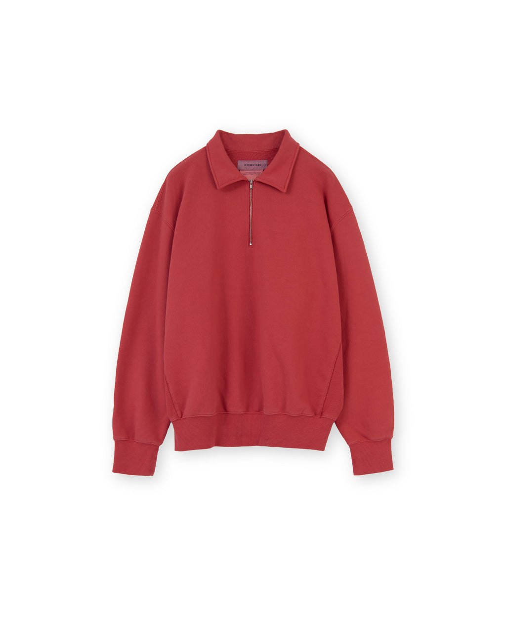 Brownyard - Washed Sweat Half Zip Up (Red) product image 6 | TRAB K-Fashion Australia