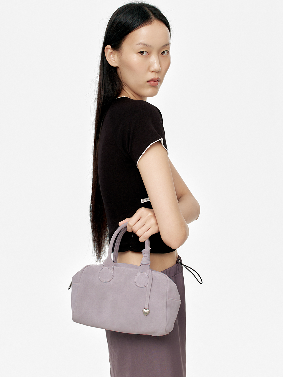 Marge Sherwood - Soft Bowling (Lavender Grey Suede) product image 2 | TRAB K-Fashion Australia