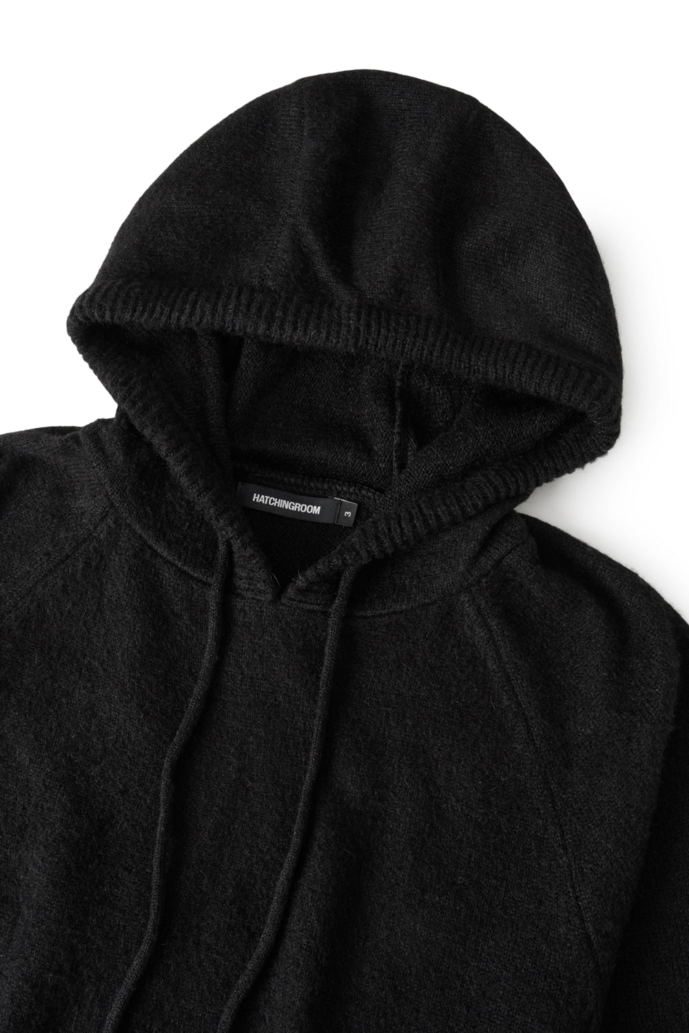 Hatchingroom - Base Hoodie Knit (Black) product image 3 | TRAB K-Fashion Australia