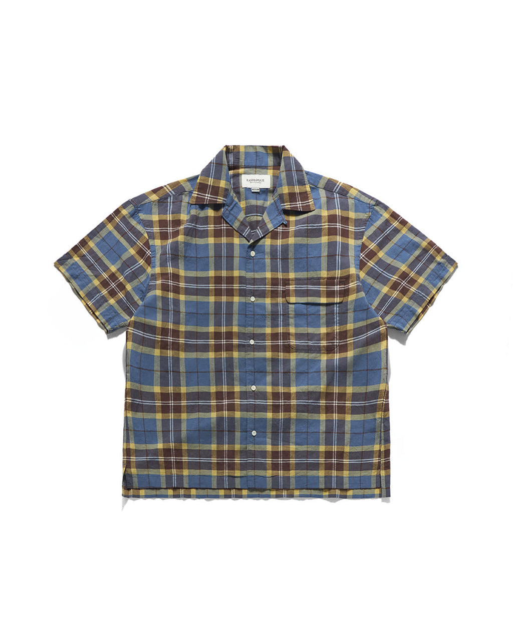 Eastlogue - Holiday Half Shirts (Multi Blue Check) product image 5 | TRAB K-Fashion Australia