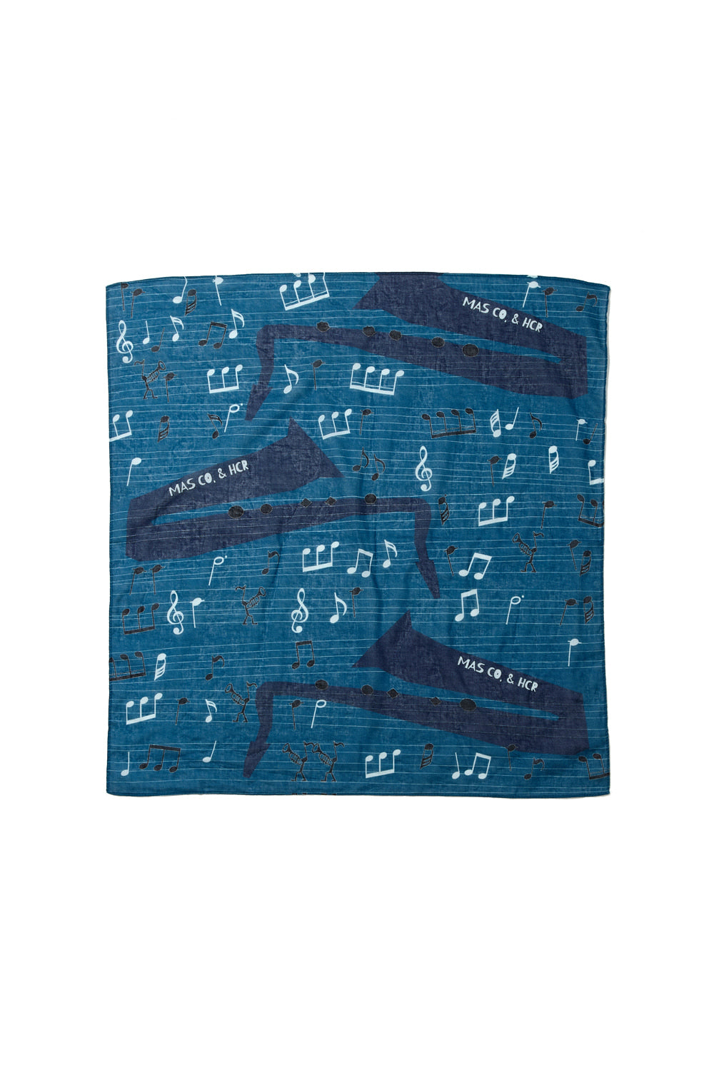 Hatchingroom - Notes Scarf (Blue) product image 2 | TRAB K-Fashion Australia