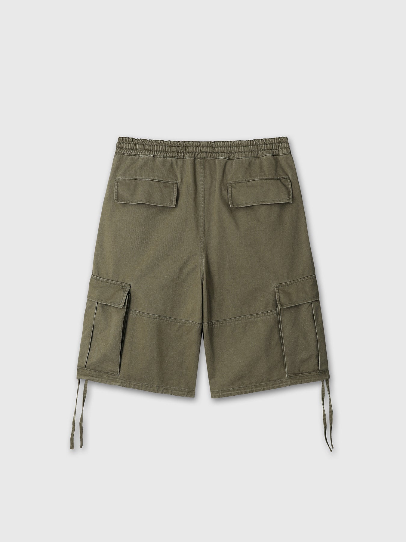 Tonywack - Garment-Washed Cargo Shorts (Olive) product image 8 | TRAB K-Fashion Australia