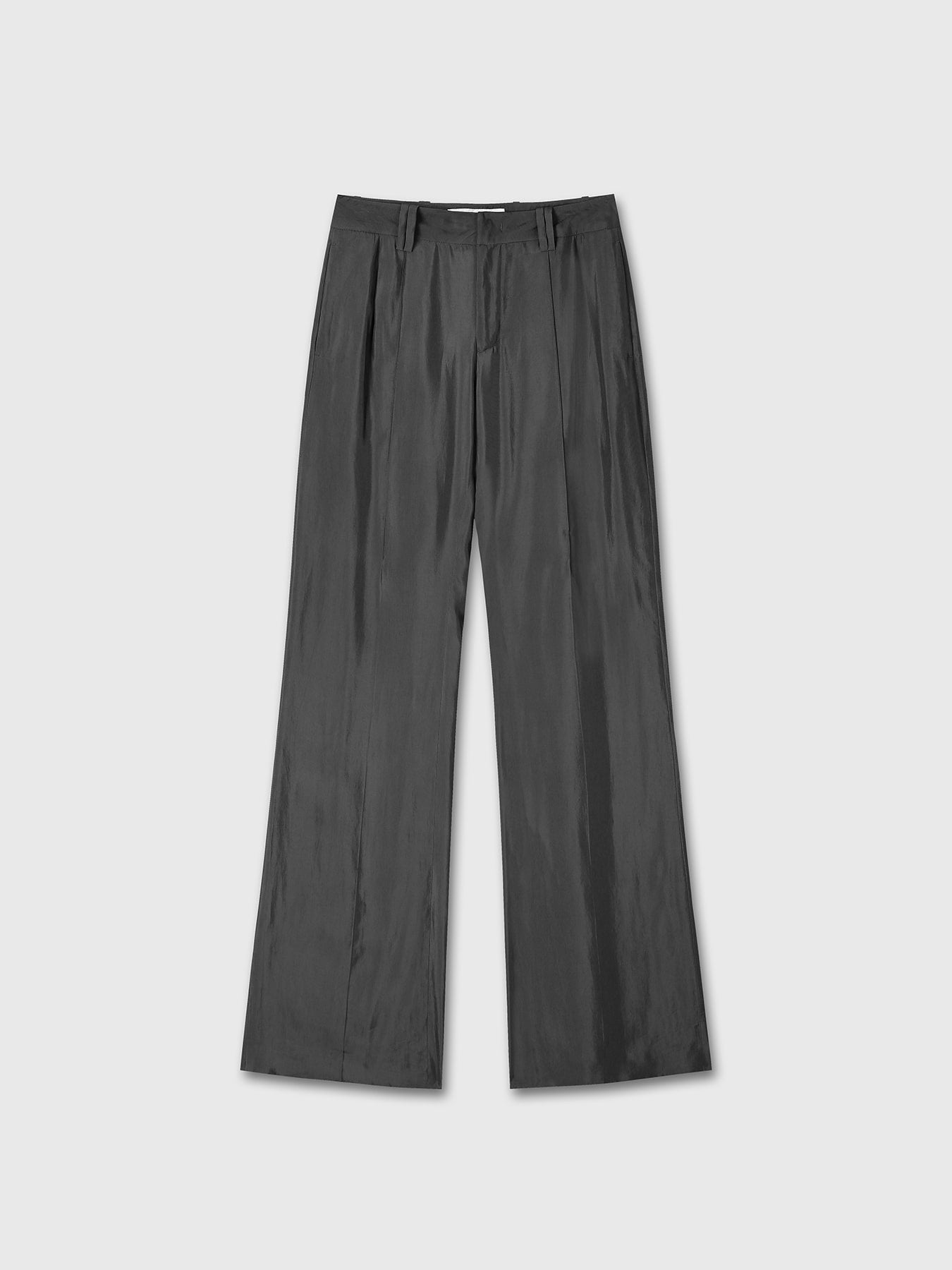 Tonywack - Liquid Flared Tailored Trousers (Grey Khaki) product image 9 | TRAB K-Fashion Australia