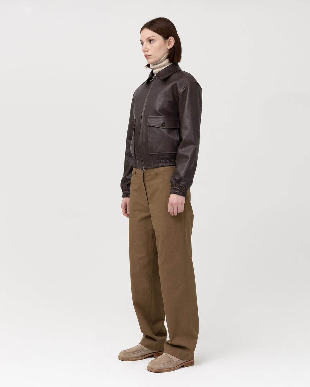 Brownyard - A-2 Leather Jacket (Brown) product image 4 | TRAB K-Fashion Australia