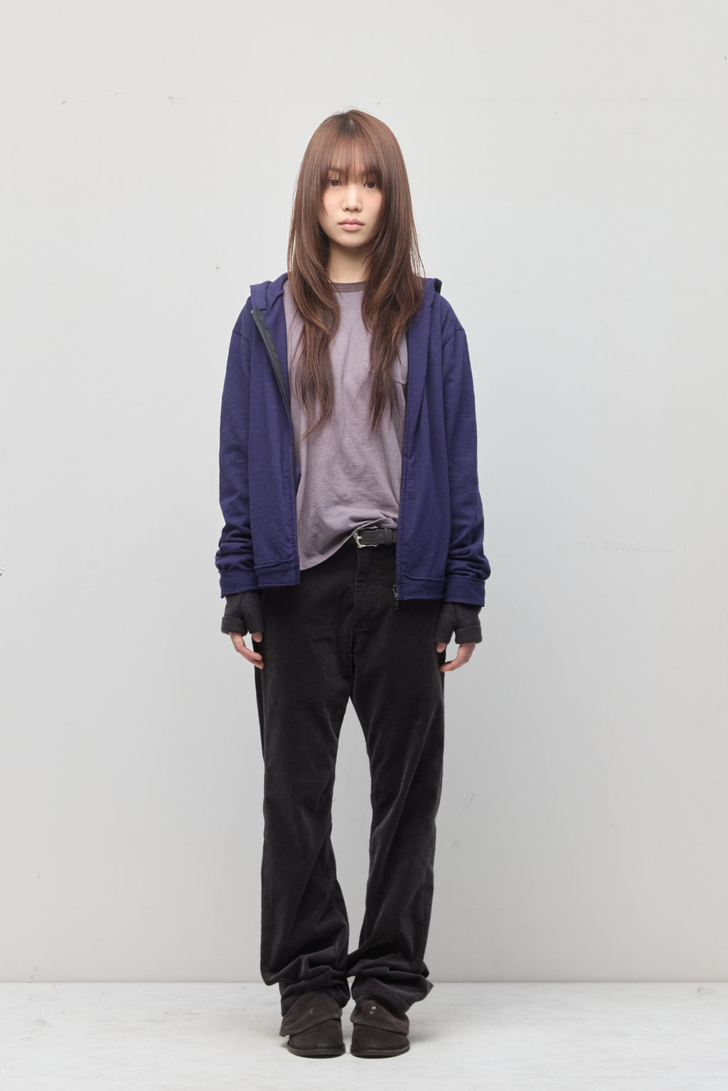 Hatchingroom - Rough Hoodie Slub (Dark Blue) product image 9 | TRAB K-Fashion Australia