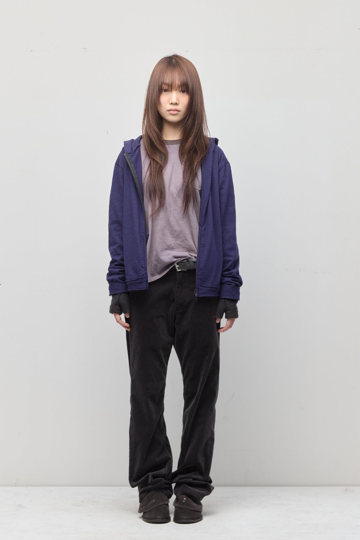 Hatchingroom - Rough Hoodie Slub (Dark Blue) product image 9 | TRAB K-Fashion Australia