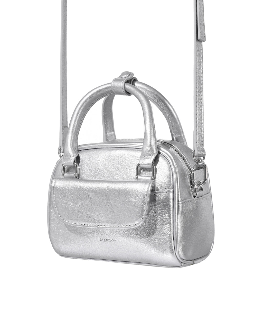 Stand Oil - Chubby Bag Tiny (Silver) product image 2 | TRAB K-Fashion Australia