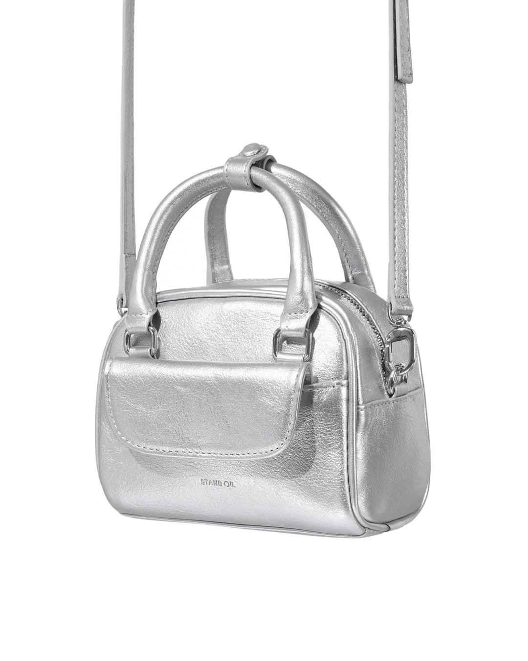 Stand Oil - Chubby Bag Tiny (Silver) product image 2 | TRAB K-Fashion Australia