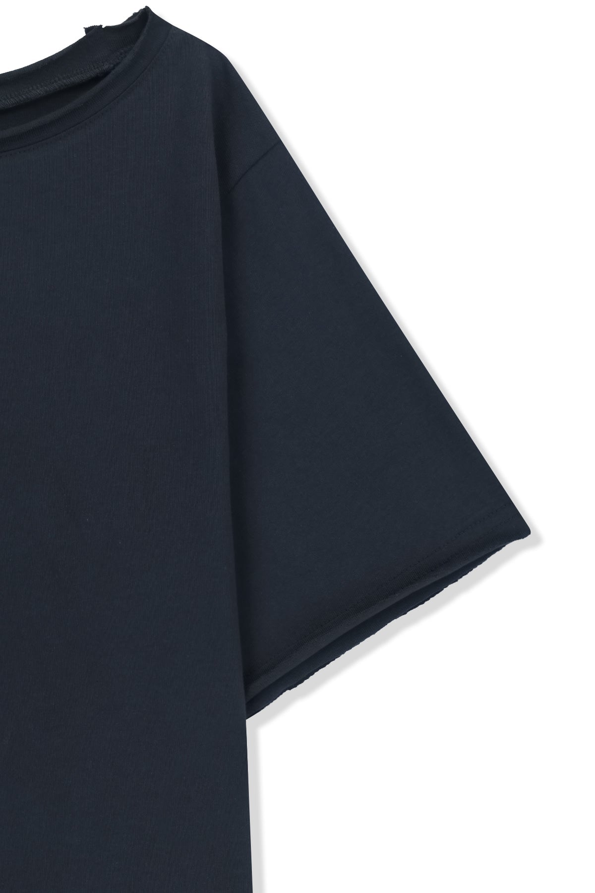Matin Kim - Mtk 16 Graffiti Logo Asymmetric Top (Navy) product image 4 | TRAB K-Fashion Australia