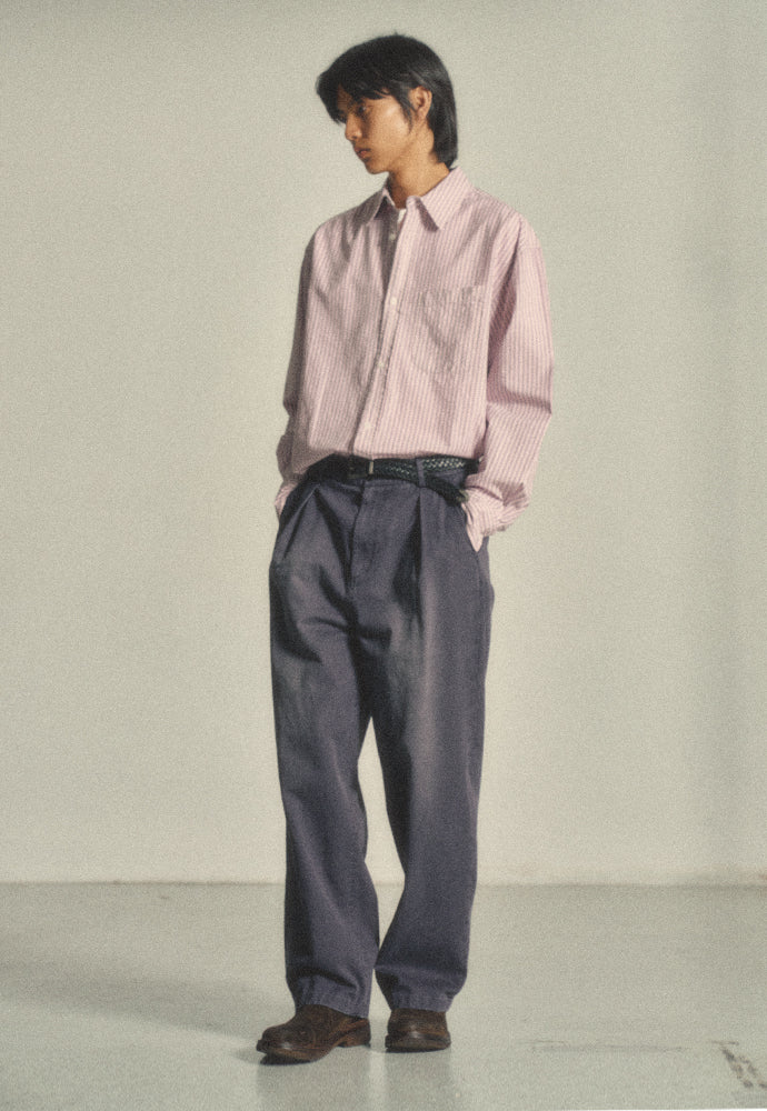 Art if acts - Stripe Shirt (Sunset Pink) product image 6 | TRAB K-Fashion Australia