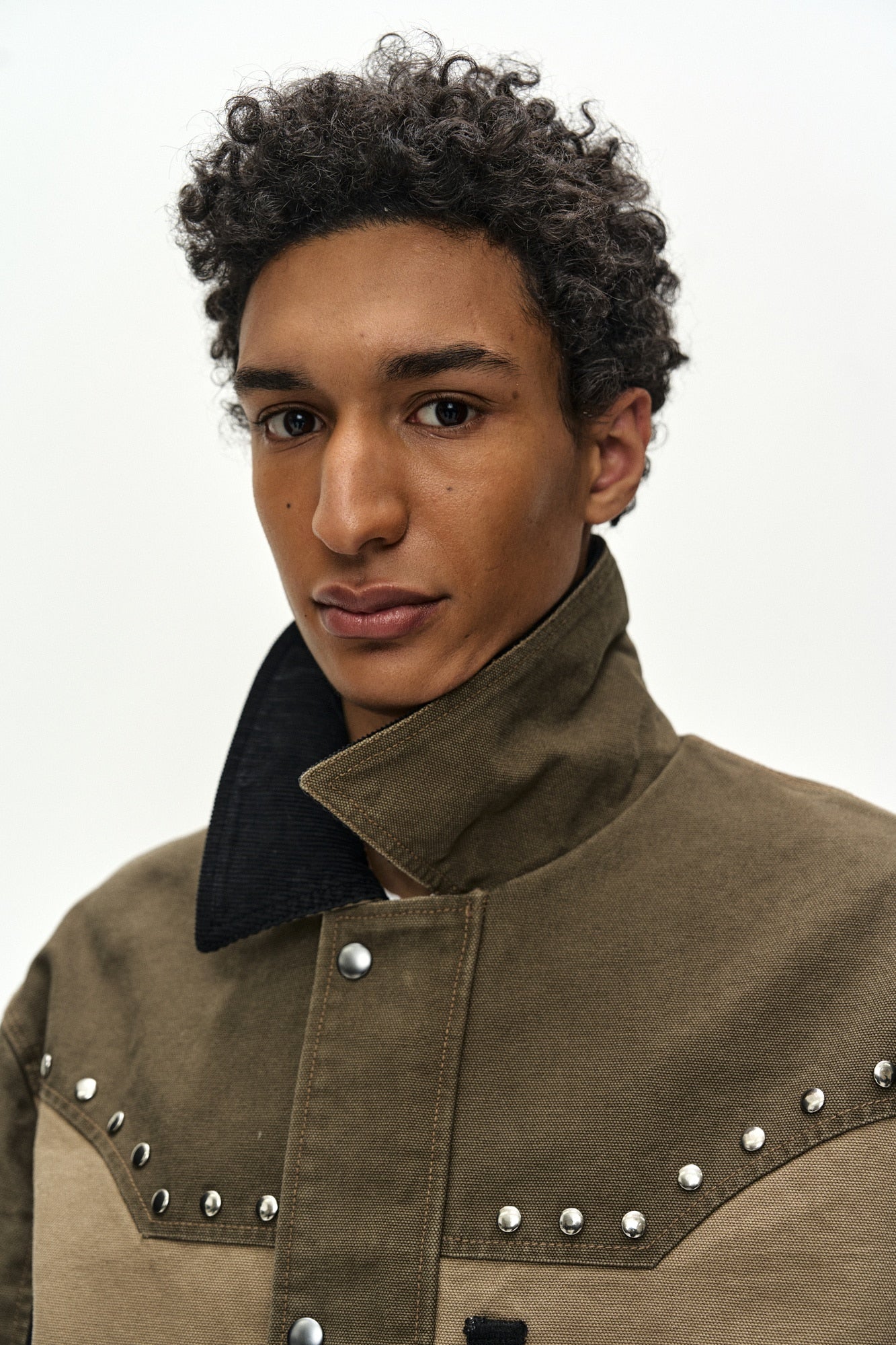 Andersson Bell - Austin Patchwork Washed Jacket (khaki) (Khaki) product image 10 | TRAB K-Fashion Australia