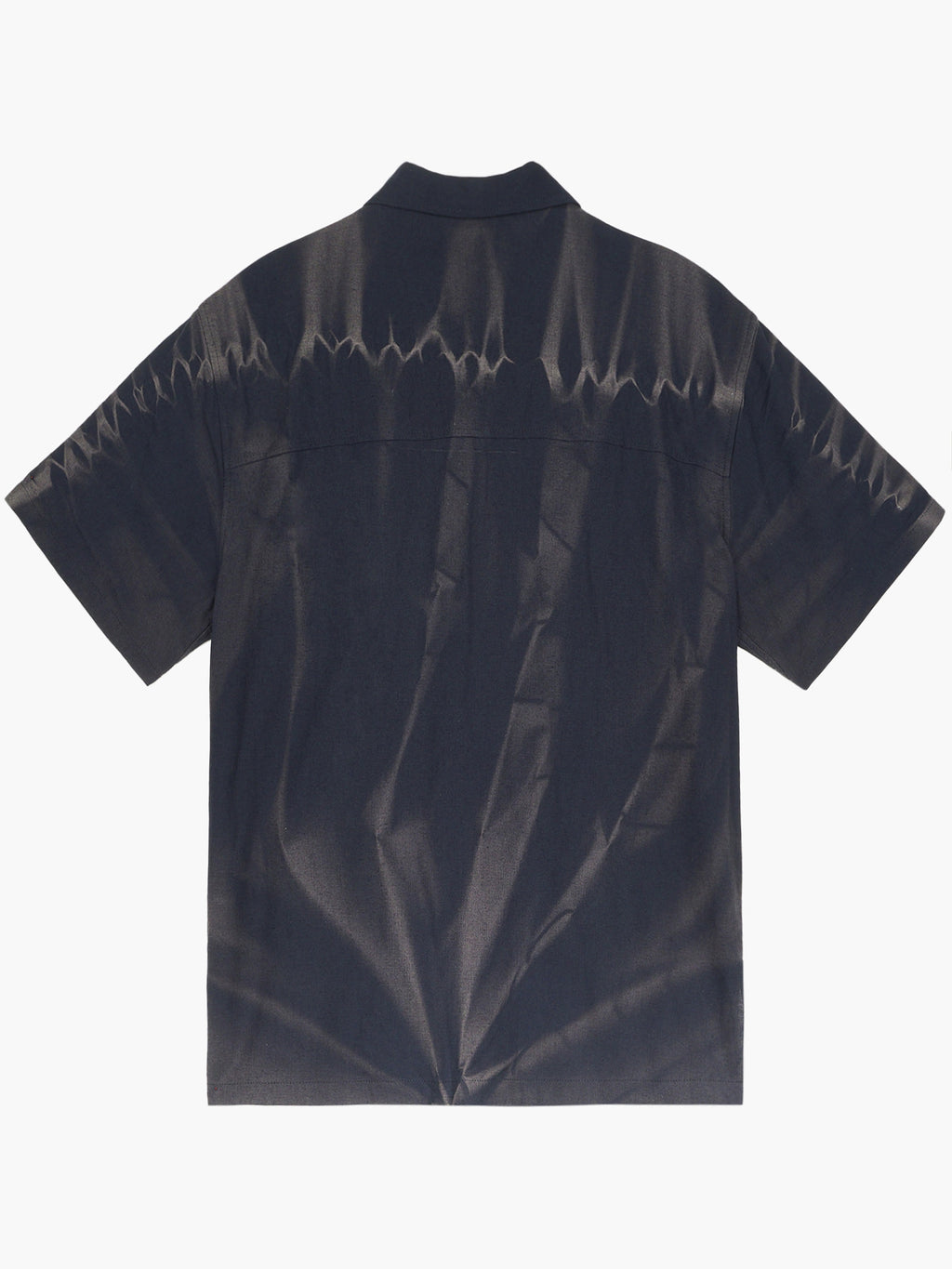 Jiyong Kim - Sun-Bleached Tailored Collar Half Sleeve Shirt (Blue) product image 8 | TRAB K-Fashion Australia