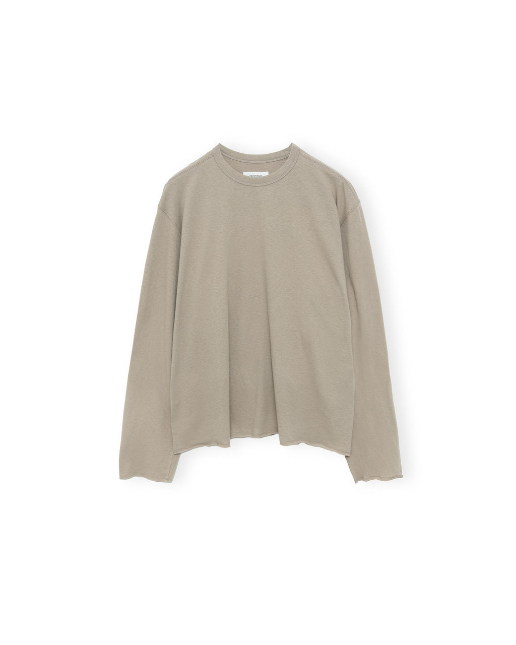 Brownyard - Cut Off Long Sleeve (Beige) product image 3 | TRAB K-Fashion Australia