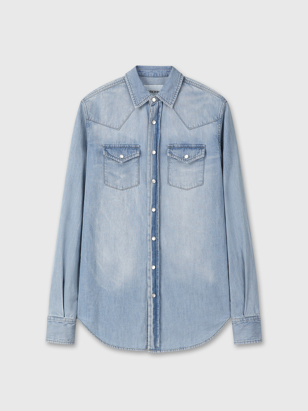 Tonywack - Washed Denim Western Shirt (Washed Light Blue) product image 7 | TRAB K-Fashion Australia