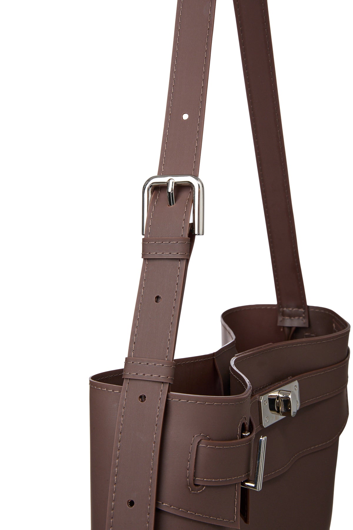 Deinet - Jelly Two-Way Middle Bag (Brown) product image 7 | TRAB K-Fashion Australia