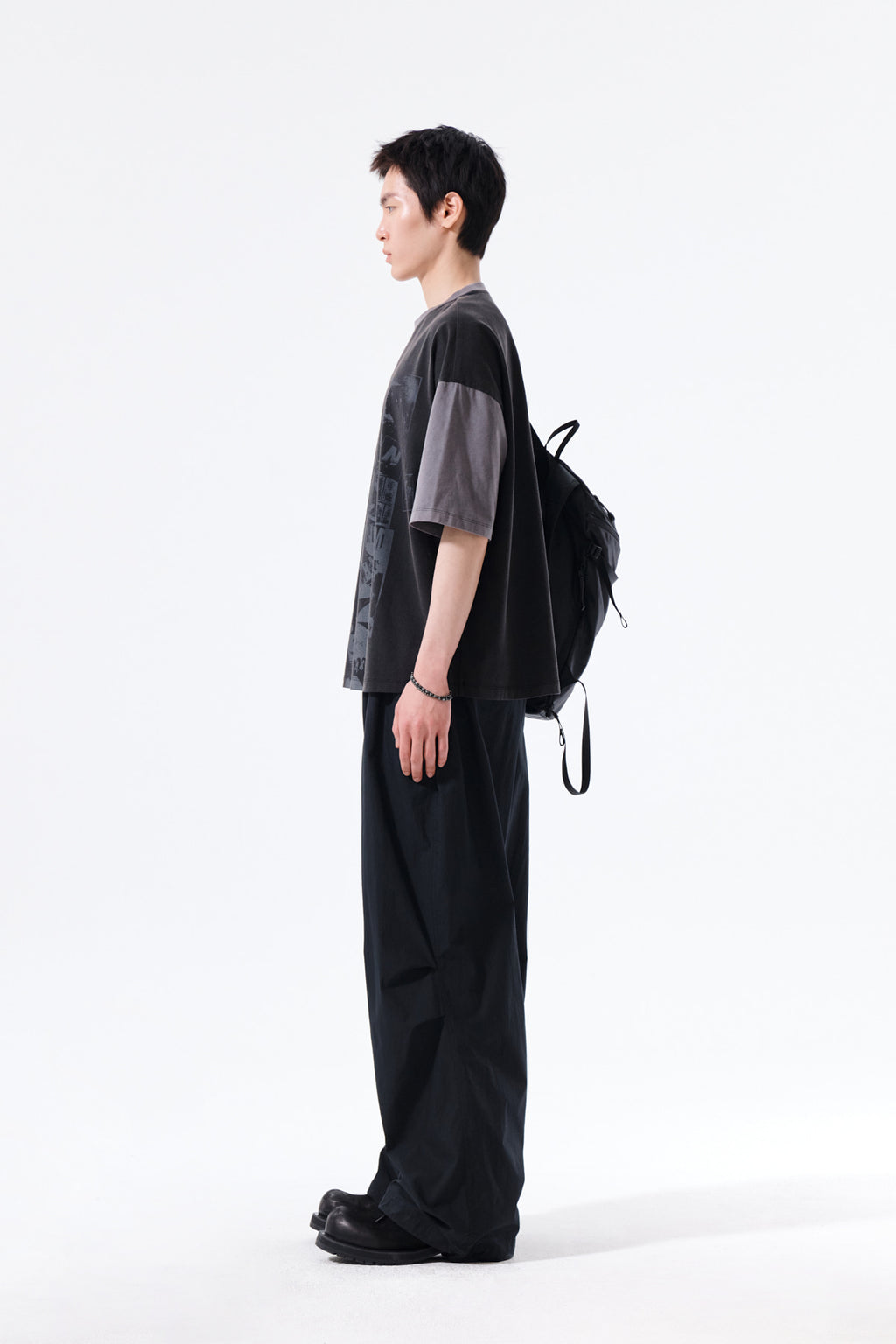 Matin Kim - Matin Punk Graffiti Top (Black) product image 6 | TRAB K-Fashion Australia