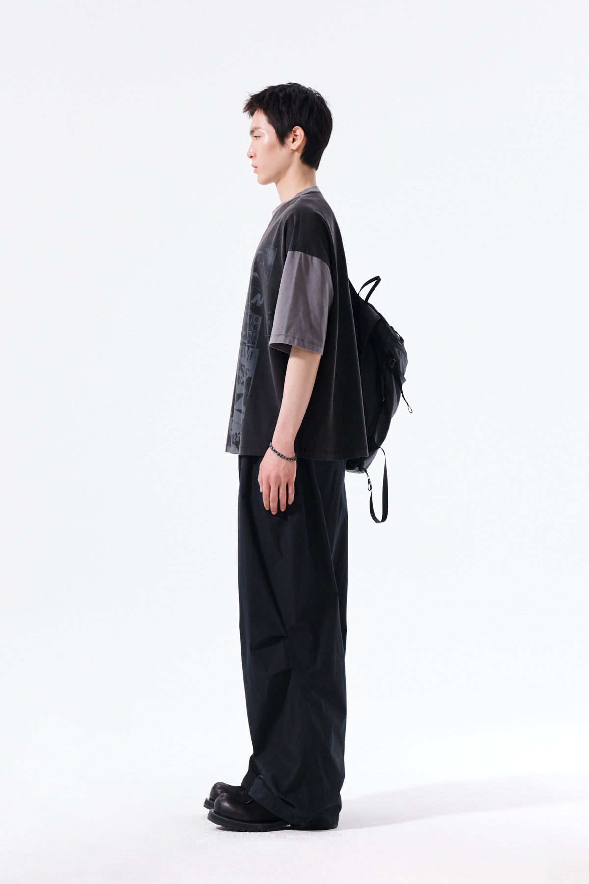 Matin Kim - Matin Punk Graffiti Top (Black) product image 6 | TRAB K-Fashion Australia