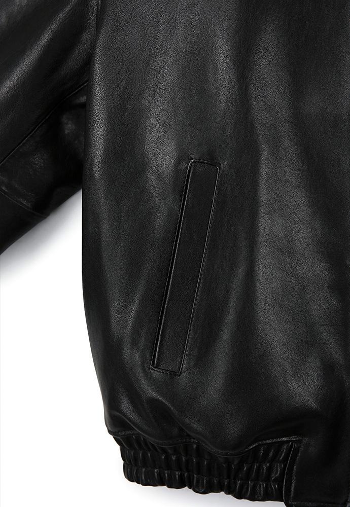 Art if acts - Lambskin Leather Blouson (Black) product image 14 | TRAB K-Fashion Australia
