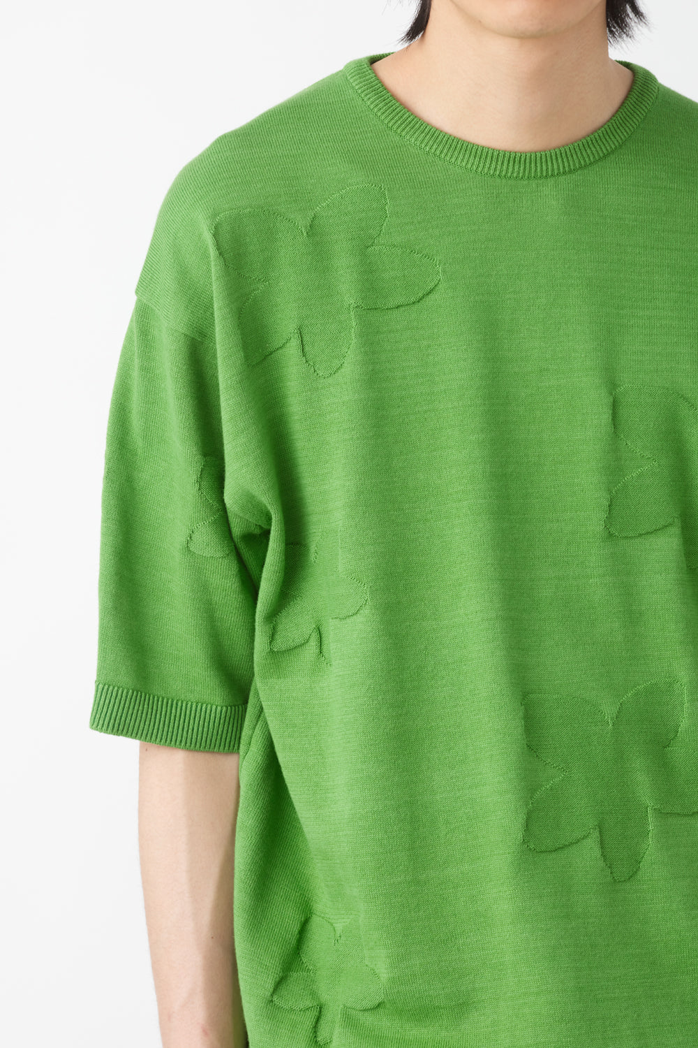 Hatchingroom - Floral Jacquard Knit V2 (Green) product image 12 | TRAB K-Fashion Australia