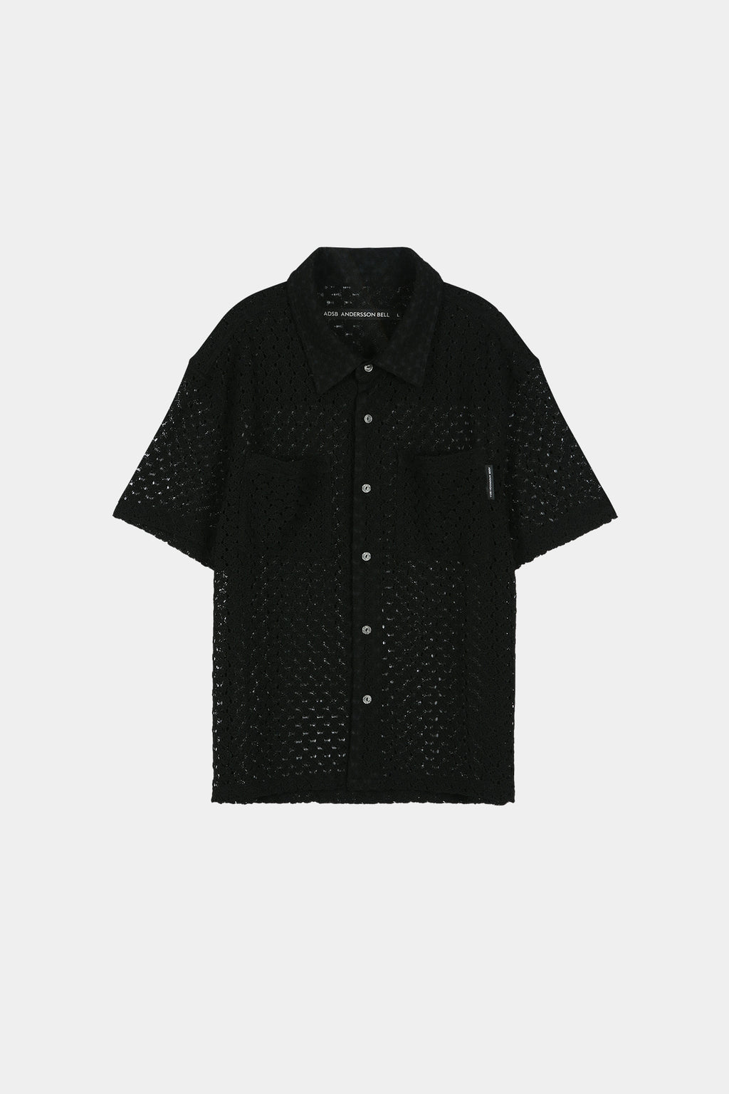 Andersson Bell - Tres Sheer Knitted Shirt (Black) product image 8 | TRAB K-Fashion Australia