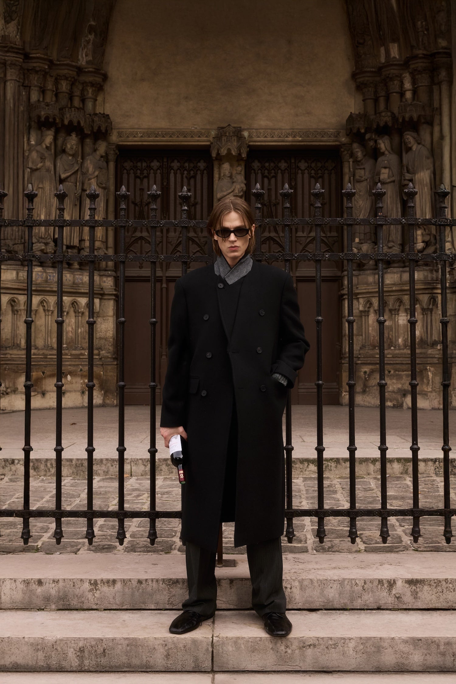 STU - Inverted Double Coat In (Black) product image 11 | TRAB K-Fashion Australia