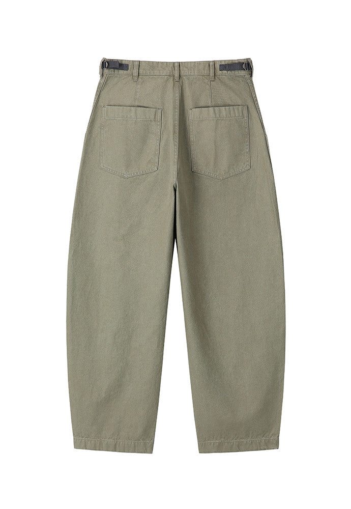 Art if acts - Curved Fatigue Trousers (Olive) product image 7 | TRAB K-Fashion Australia