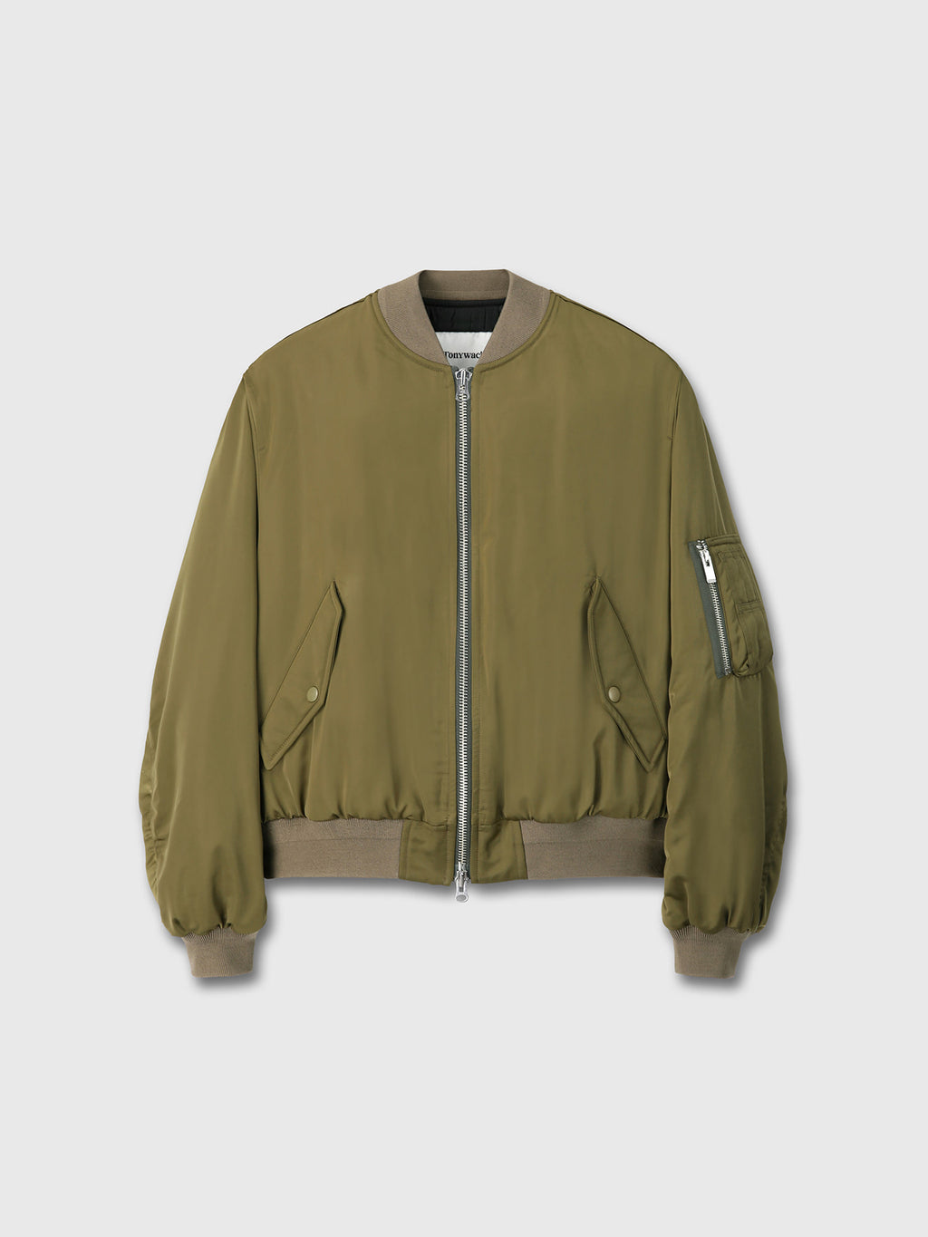 Tonywack - Nylon Bomber Jacket (Olive Gold) product image 10 | TRAB K-Fashion Australia