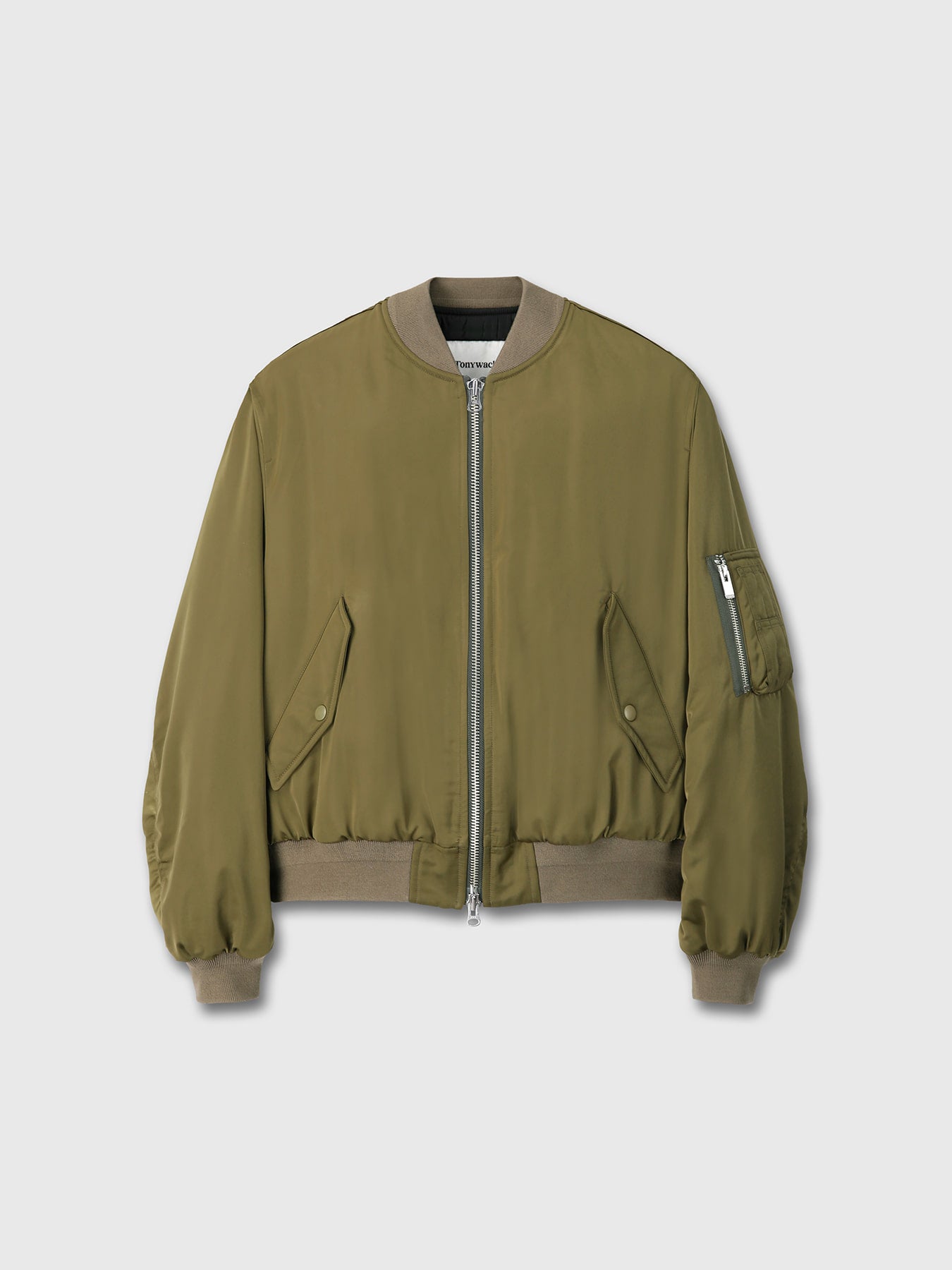 Tonywack - Nylon Bomber Jacket (Olive Gold) product image 10 | TRAB K-Fashion Australia