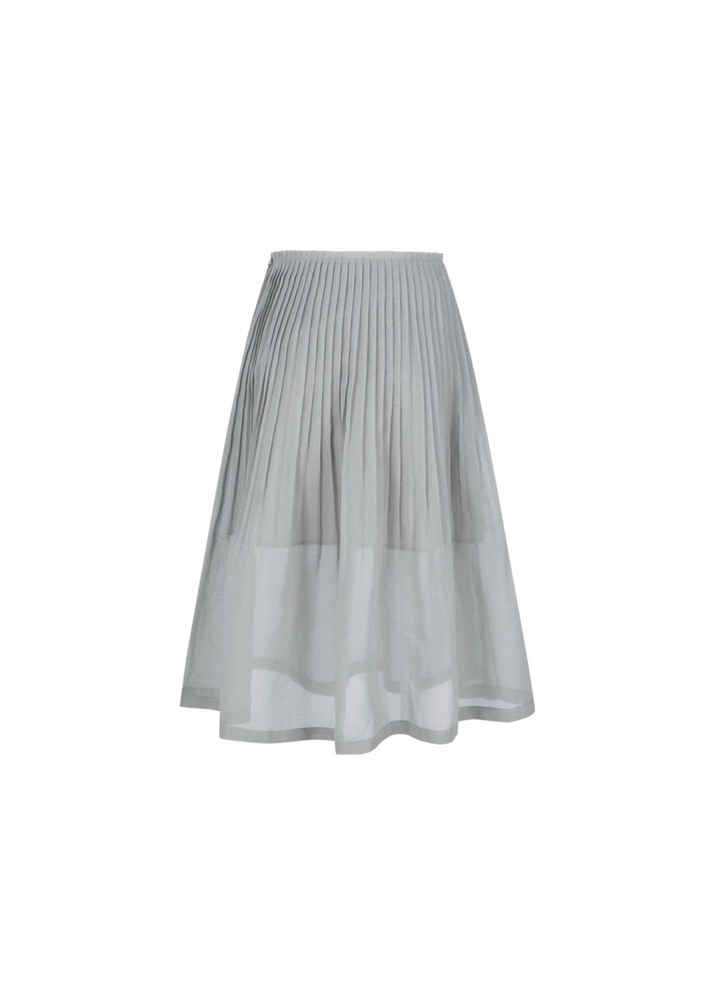 Amomento - Pleated Midi Skirt (Grey) product image 3 | TRAB K-Fashion Australia