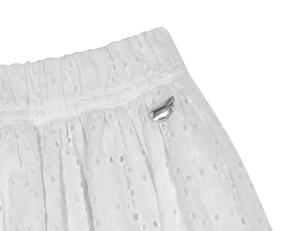 Coyseio - Flower Punching Skirt (White) product image 15 | TRAB K-Fashion Australia