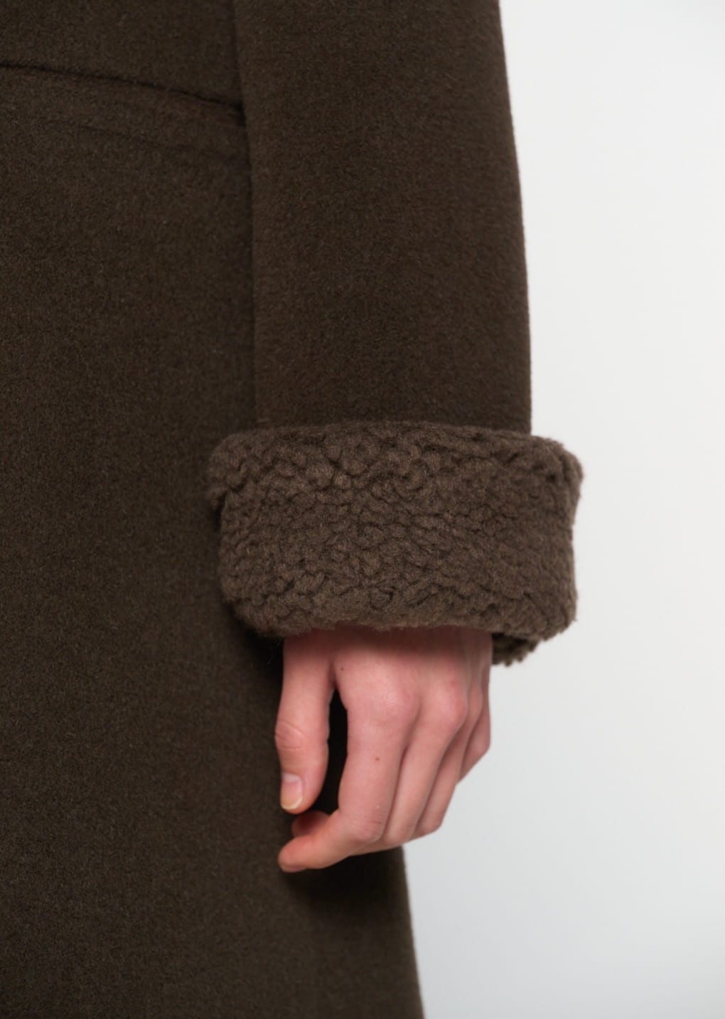 Amomento - single maxi long coat (Brown) product image 9 | TRAB K-Fashion Australia