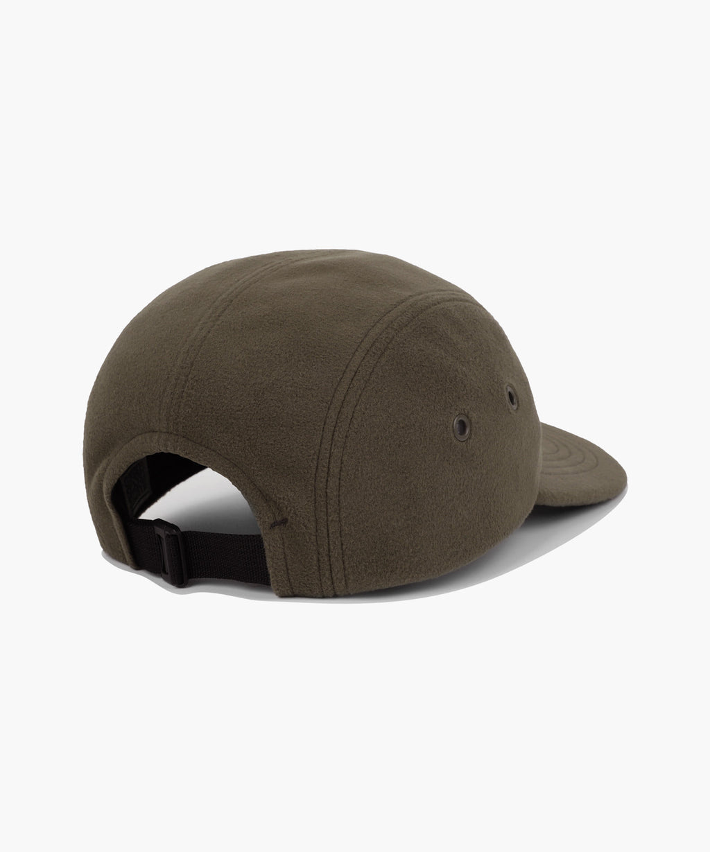 Marithe & Francois Girbaud - Outline Classic Logo Fleece Camp Cap (Brown) product image 2 | TRAB K-Fashion Australia