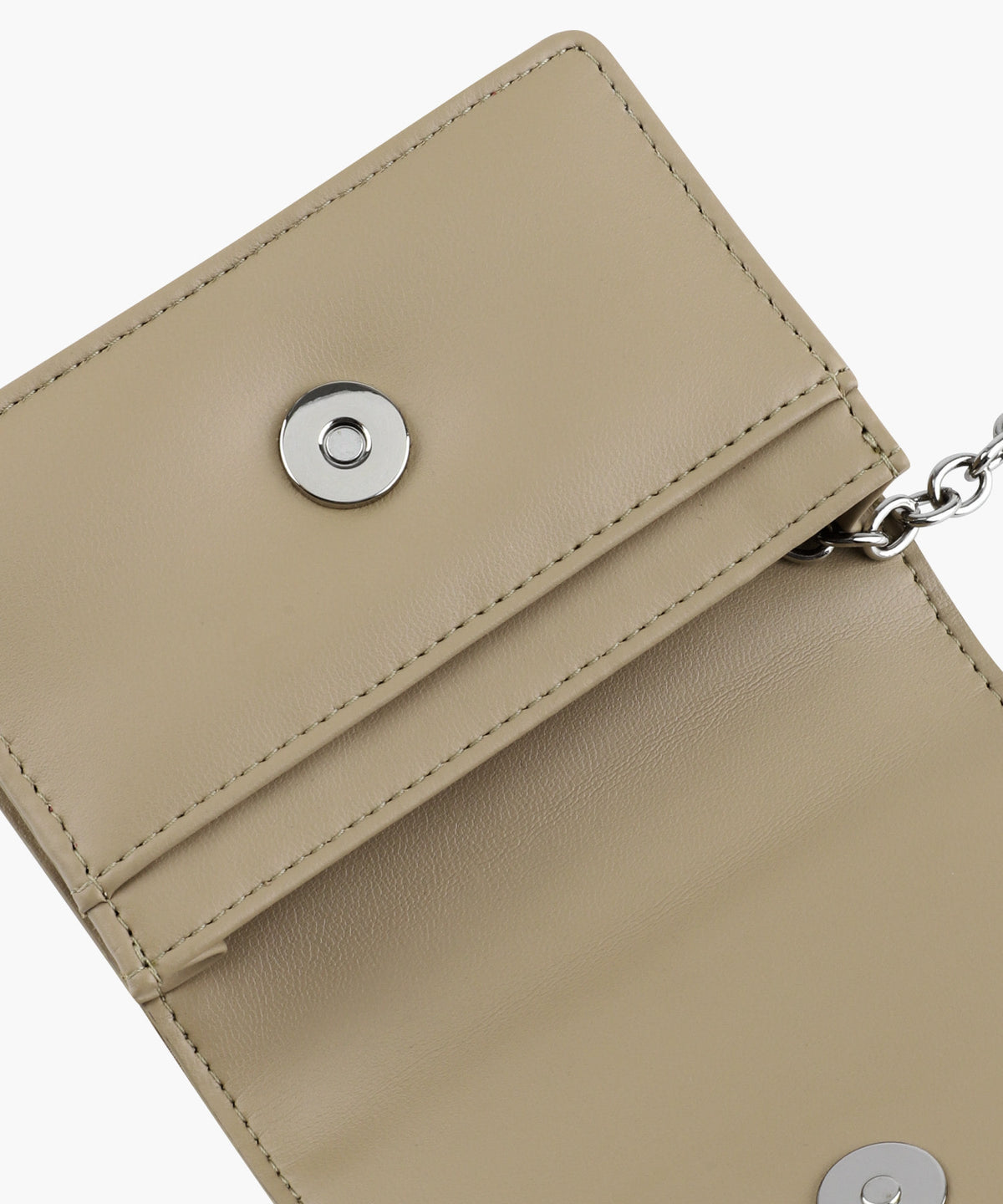 Marithe & Francois Girbaud - Classic Logo Flap Card Wallet (Dark Beige) product image 5 | TRAB K-Fashion Australia