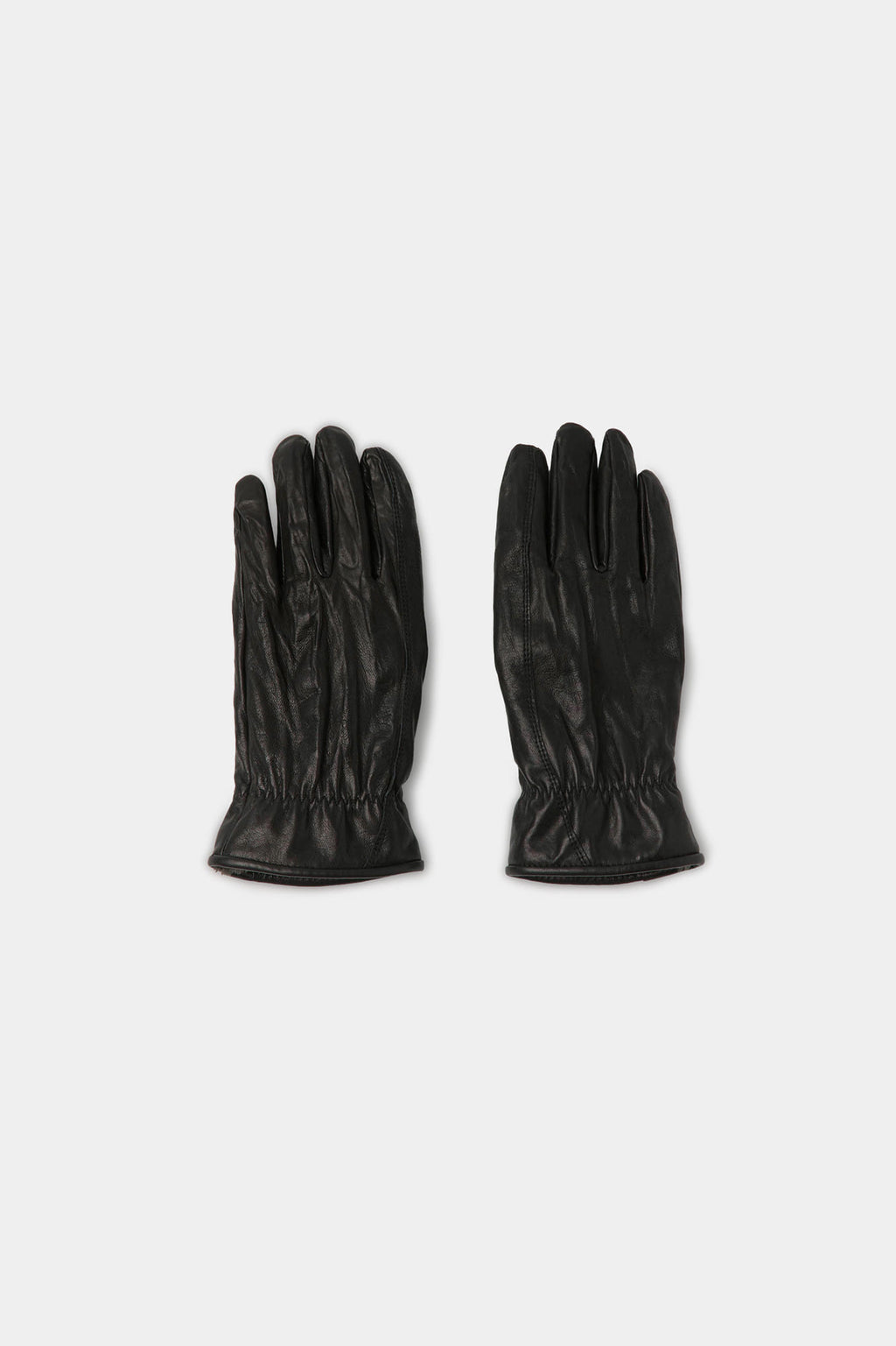 Coor - Vegetable Pleated Washed Gloves (Black) product image 4 | TRAB K-Fashion Australia