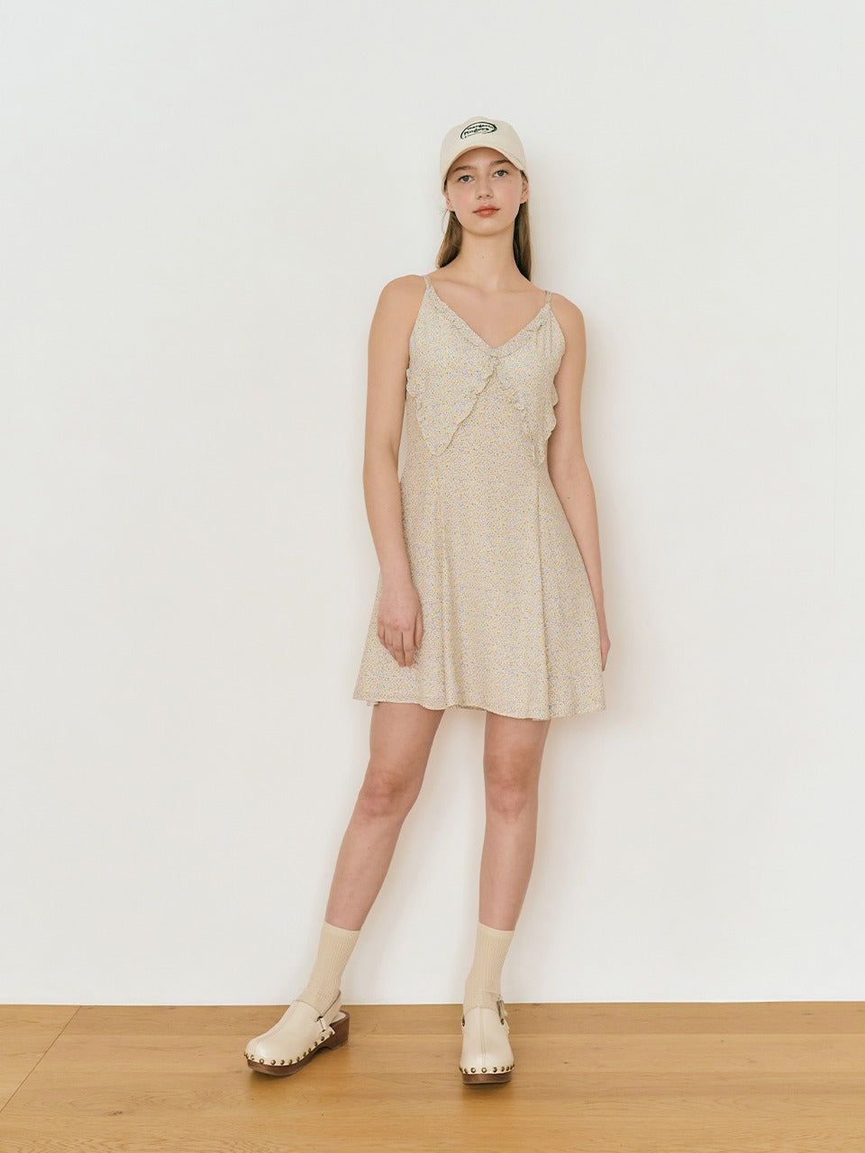 Margarin Fingers - Floret Slip One Piece (Yellow) product image 1 | TRAB K-Fashion Australia