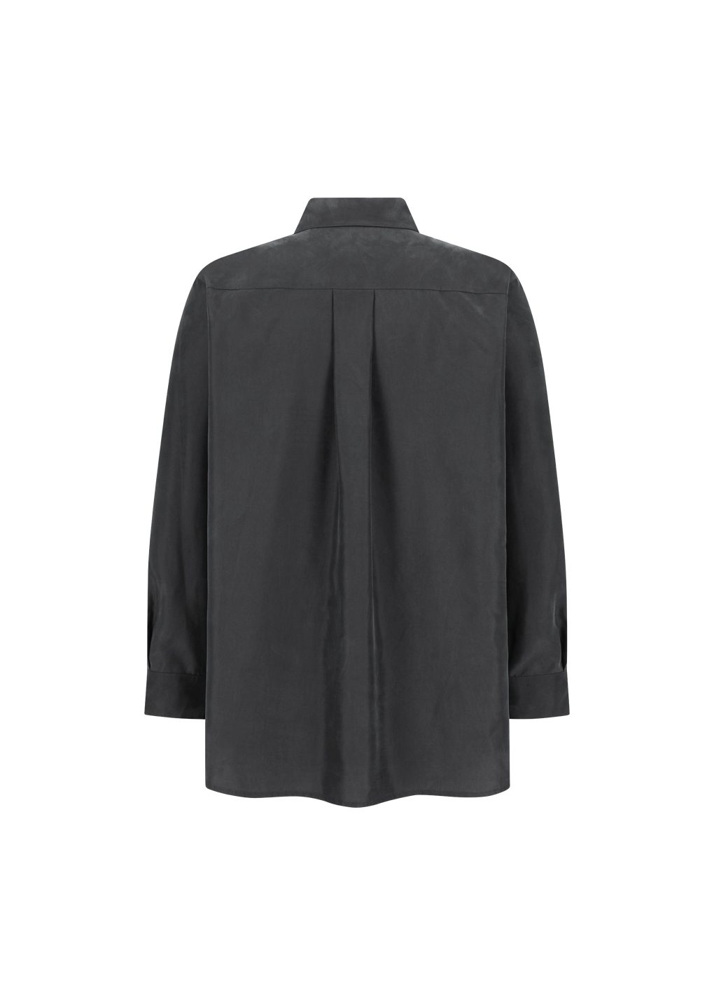 Amomento - Cupro shirt (Charcoal) product image 6 | TRAB K-Fashion Australia