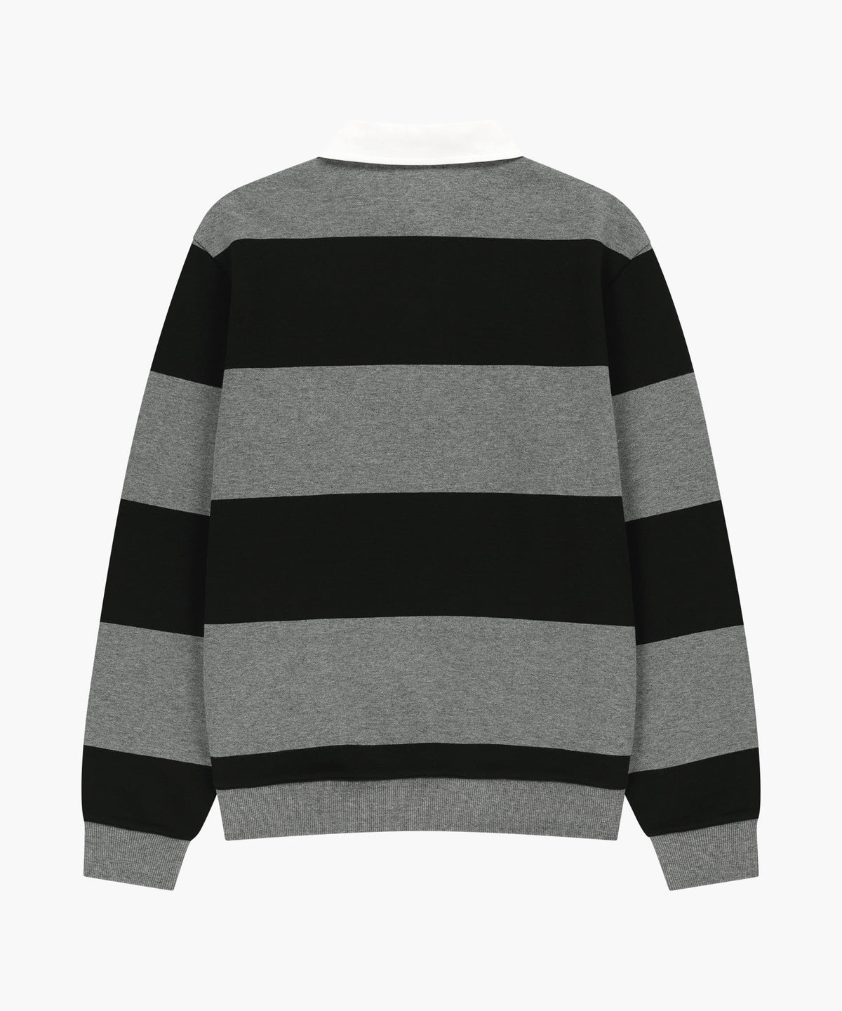 Marithe & Francois Girbaud - Small Classic Logo Rugby Stripe Sweatshirt (Black) product image 6 | TRAB K-Fashion Australia