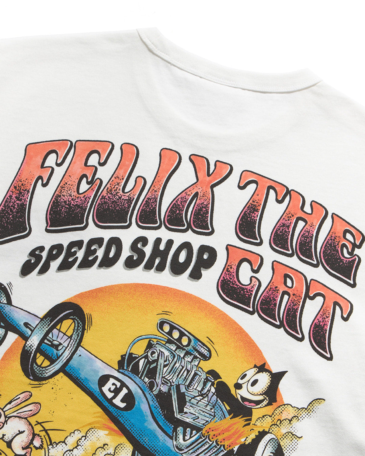 Eastlogue - Feilx Speedster Raceing T-shirts (Off White) product image 4 | TRAB K-Fashion Australia