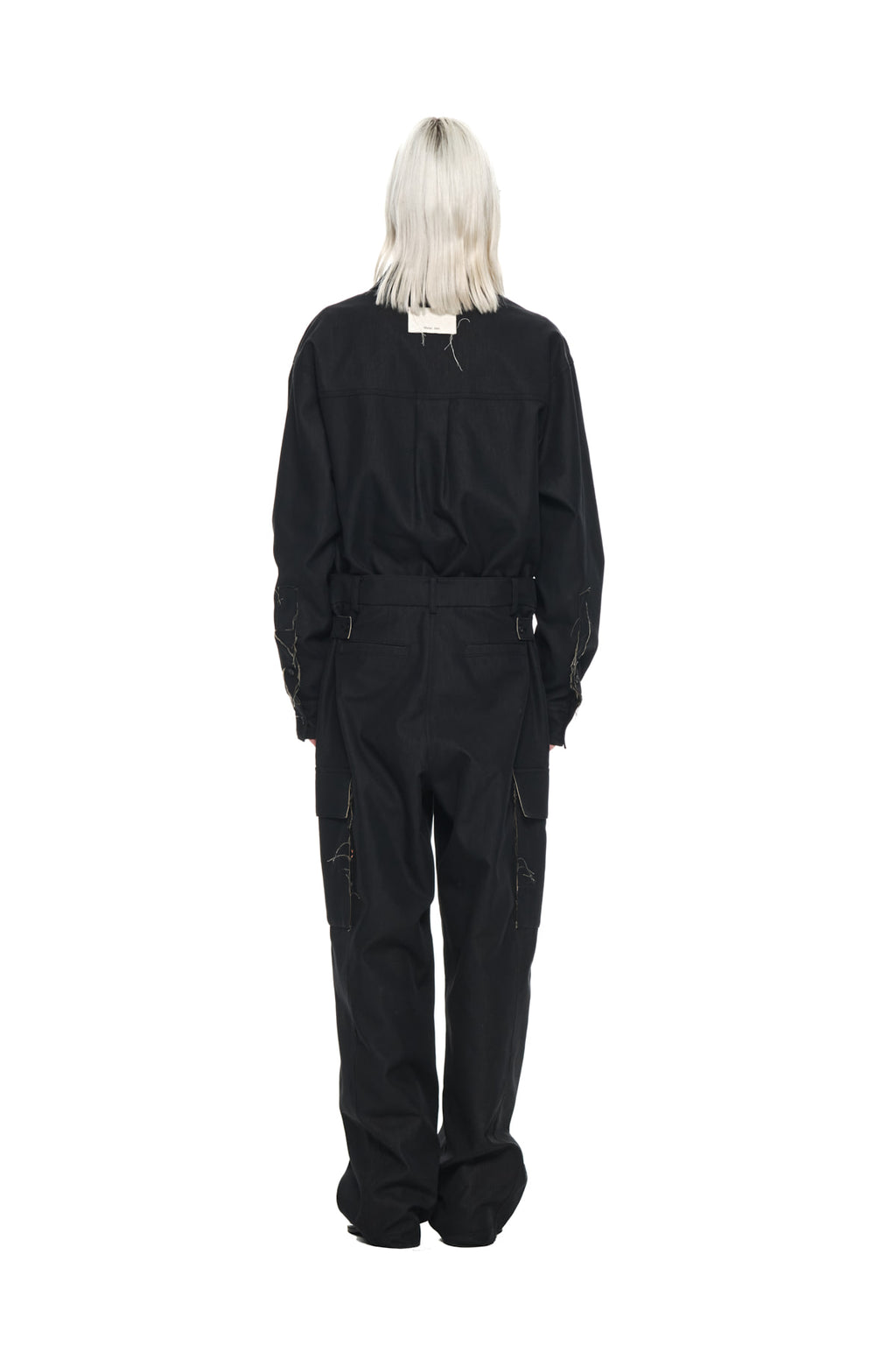 Matin Kim - Utility Button Up Jumpsuit (Black) product image 8 | TRAB K-Fashion Australia