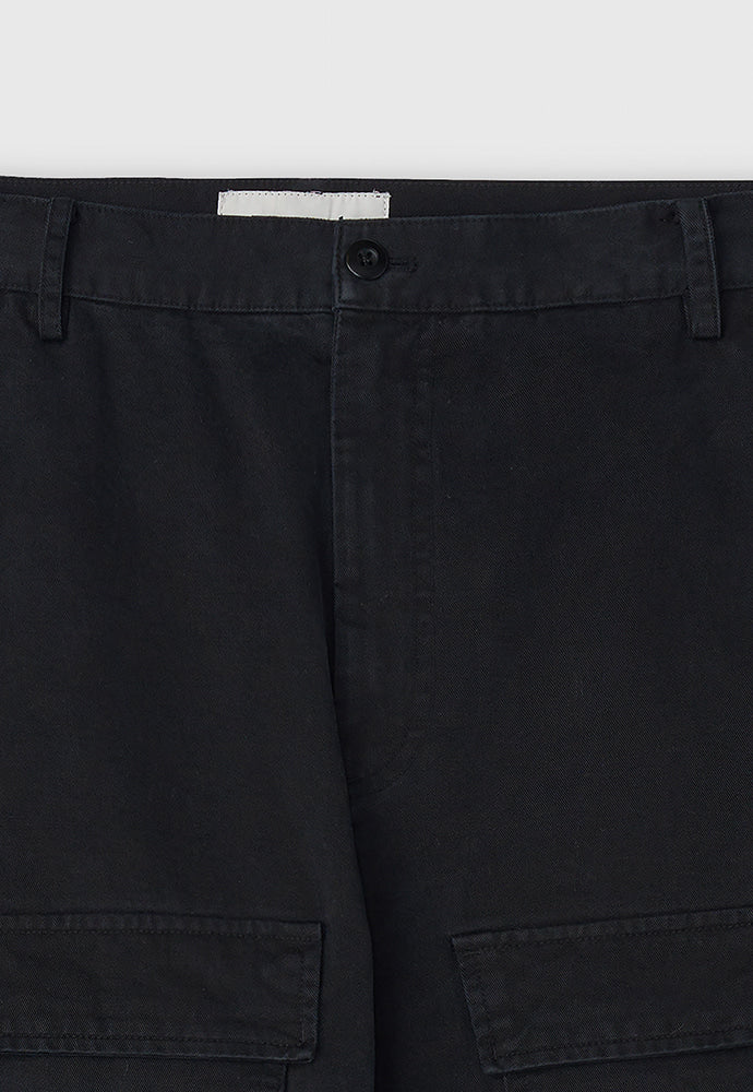Tonywack - Wide-Leg Garment Washed Cargo Pants (Faded Black) product image 8 | TRAB K-Fashion Australia
