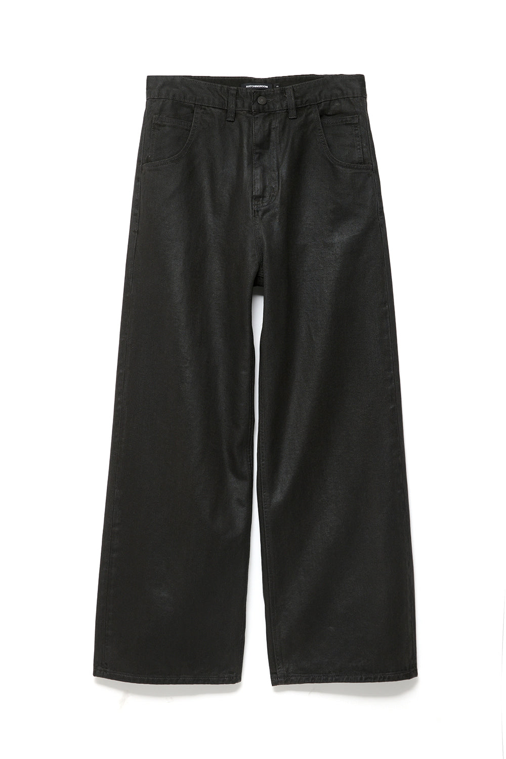 Hatchingroom - Waxed Jeans (Charcoal) product image 1 | TRAB K-Fashion Australia