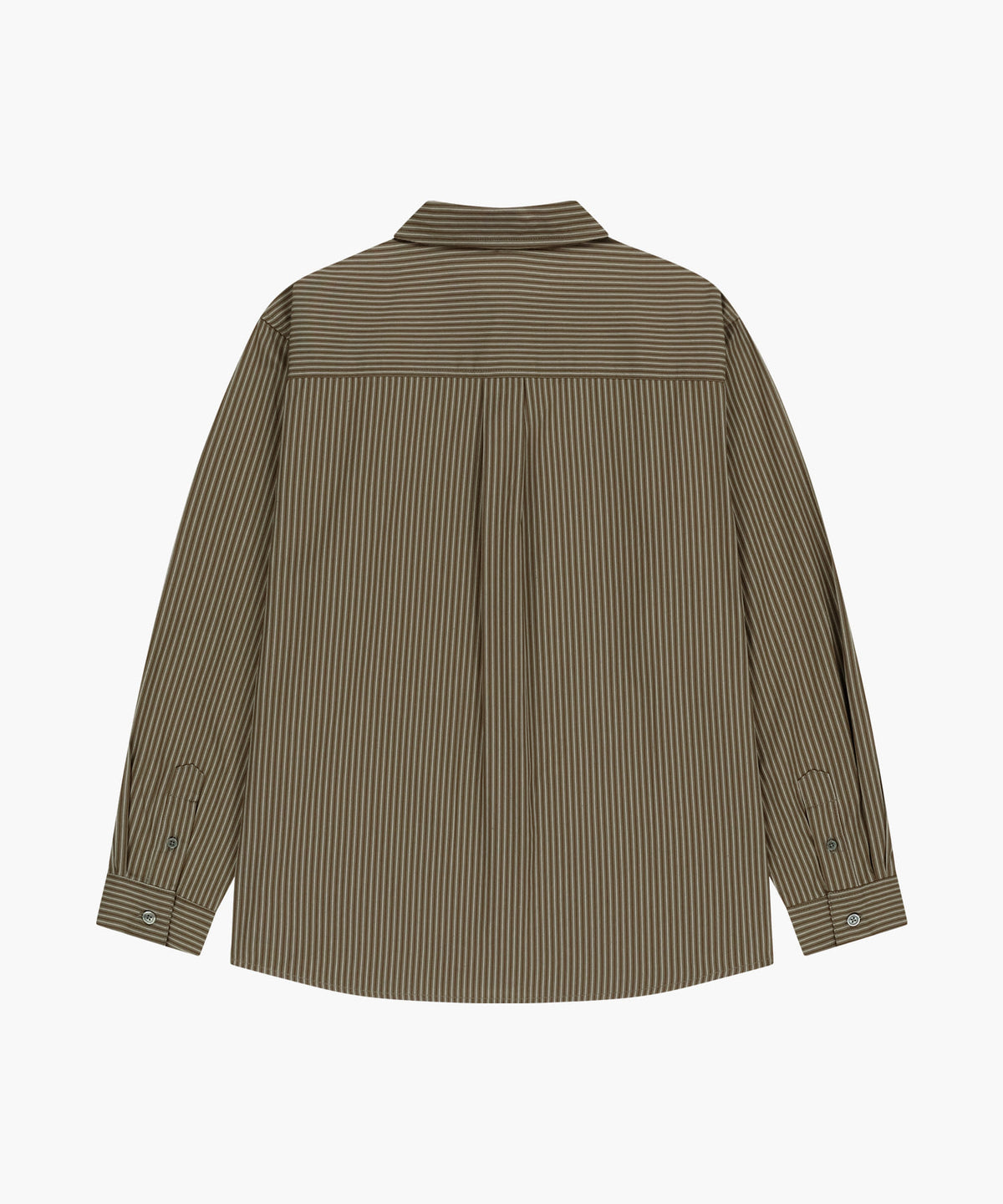 Marithe & Francois Girbaud - Stripe Pattern Shirt (Brown) product image 2 | TRAB K-Fashion Australia
