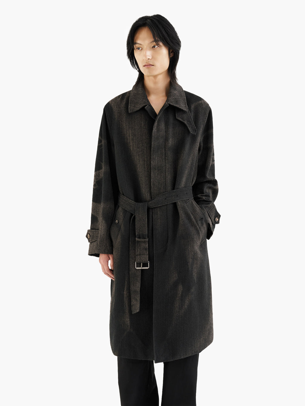 Jiyong Kim - Sun-Bleached Mac Coat (Ilmin Museum Of Arts) product image 2 | TRAB K-Fashion Australia