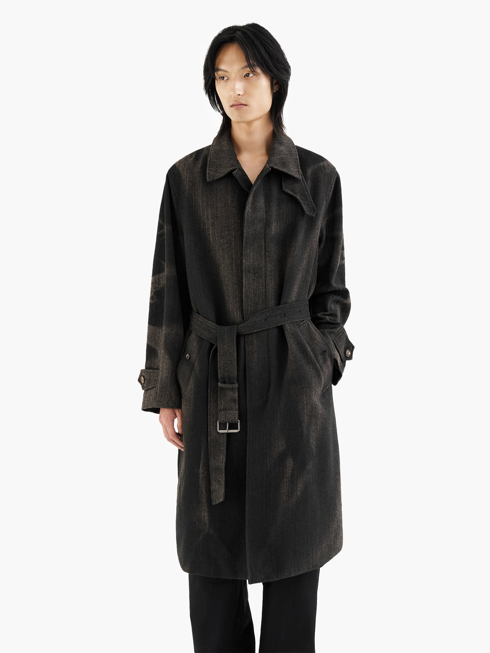 Jiyong Kim - Sun-Bleached Mac Coat (Ilmin Museum Of Arts) product image 2 | TRAB K-Fashion Australia
