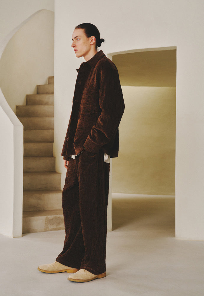 Art if acts - Corduroy French Work Jacket (Brown) product image 4 | TRAB K-Fashion Australia