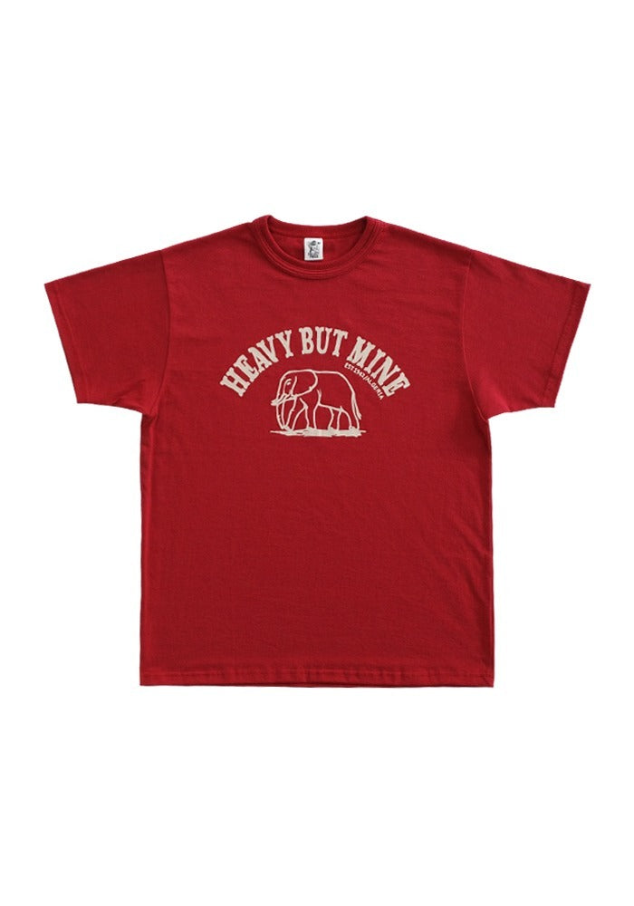 Collect Pieces - Heavy But Mine T-Shirts (Red) product image 1 | TRAB K-Fashion Australia