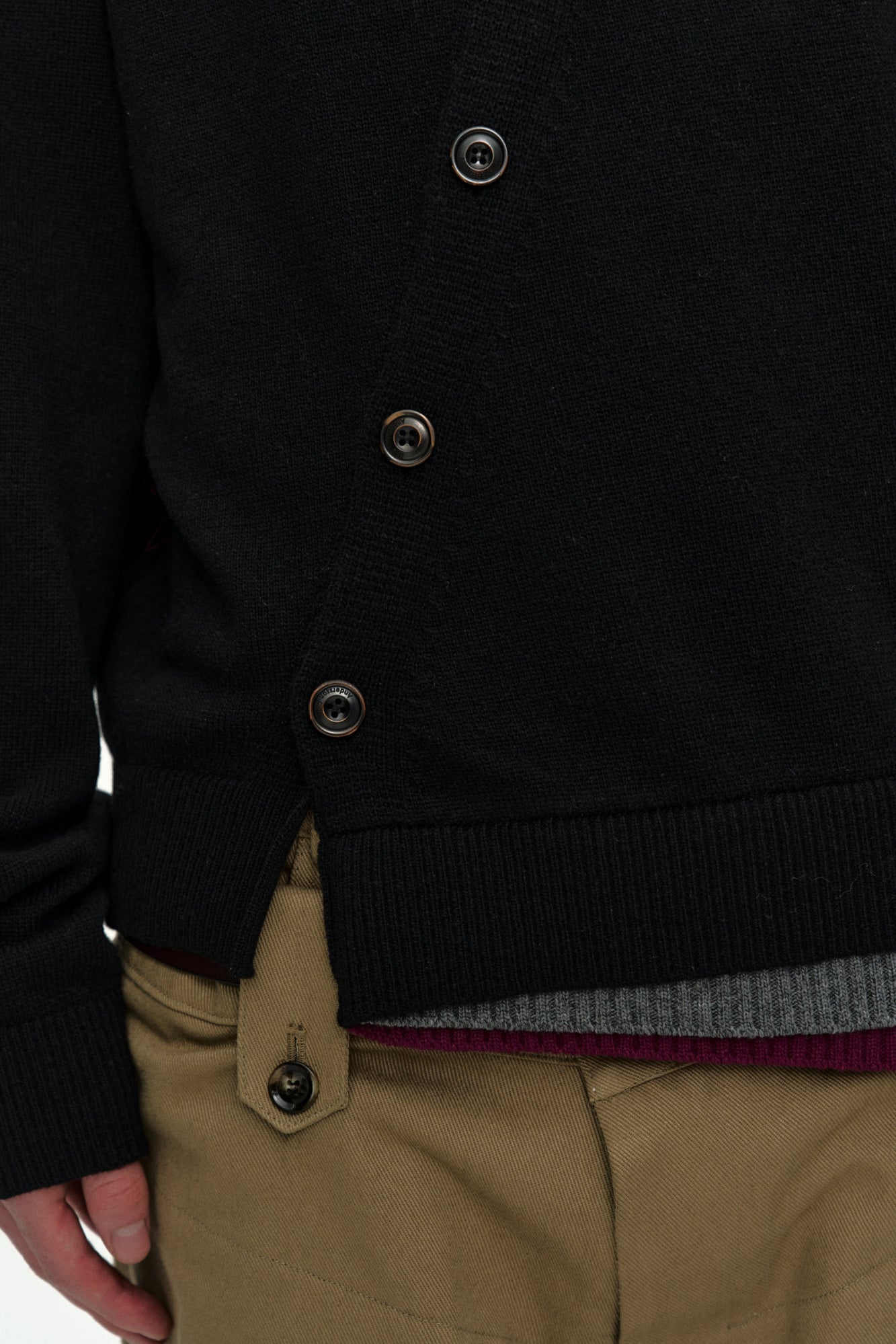 Andersson Bell - Layered Cardigan (Black) product image 6 | TRAB K-Fashion Australia